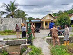 Babinsa Gambiran Perkuat Pengawalan Irigasi Demi Stabilitas Ketahanan Pangan