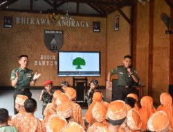 Anak-Anak ‘Serbu’ Markas TNI: TK AL Uswa 4 Bakungan Belajar Disiplin di Kodim 0825 Banyuwangi