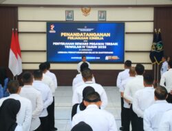 Tandatangani Perjanjian Kinerja, Jajaran Lapas Banyuwangi Komitmen Wujudkan Target Kinerja