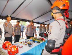 Kapolri Cek Langsung Personel-Sarpras Polda DIY, Pastikan Siap Hadapi Potensi Bencana