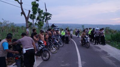 Operasi Zebra Semeru 2025, Polres Tuban Amankan 21 Remaja Pelaku Balap Liar di Jalur Semanding–Grabagan