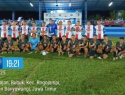 Pertandingan Persahabatan GRIB JAYA vs AHF FC Meriah, Jadi Ajang Pererat Silaturahmi Komunitas Banyuwangi