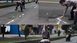 Satlantas Polresta Banyuwangi Gelar Patroli Khusus di Titik Rawan Kecelakaan Akibat Jalan Berlubang