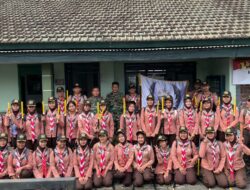 Serka Joko Pitono Dampingi Kegiatan Laksana Pramuka SMAN 1 Tegaldlimo