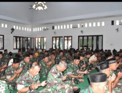 Doa Prajurit Kodim 0825 Banyuwangi Menggema di Hari Juang TNI AD 2025
