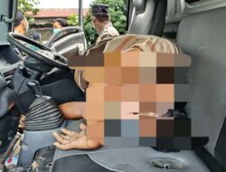 Sopir Dump Truk Pasir Ditemukan Meninggal Dalam Kendaraan di Kabat Banyuwangi