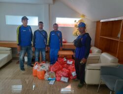 Peringati Hari Jadi Banyuwangi ke-254, Tagana Dinsos PP dan KB Menerima Bantuan Sembako dari Berbagai Instansi