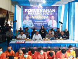 Jelang Nataru Polda Jatim Kembali Musnahkan Barang Bukti 9,3kg Sabu