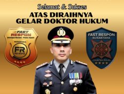 PW-FRN DPC Banyuwangi Ucapkan Selamat atas Raihan Gelar Doktor Hukum Kapolresta Banyuwangi