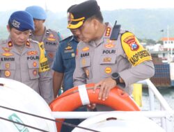 Polresta Banyuwangi Gelar Pemeriksaan Keselamatan Terpadu di Pelabuhan Ketapang