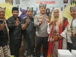 Kapolresta Banyuwangi Dianugerahi Warga Kehormatan Suku Osing