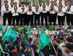 HMI Banyuwangi Sambut Tahun Baru, Gelar Aksi di Depan Kantor Pemkab