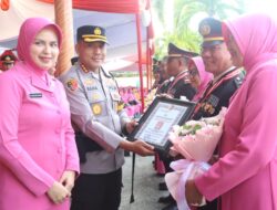 109 Personel Naik Pangkat, Polresta Banyuwangi Gelar Upacara Kenaikan Pangkat dan Pelepasan Purna Bhakti