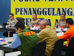 Kapolri Pimpin Rakor Bencana dengan Forkopimda Sumut, Bahu Membahu Tangani Bencana