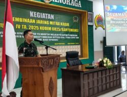 Dandim 0825 Banyuwangi Tekankan Adaptivitas Binter di Pembinaan Jaring Mitra Karib 2025