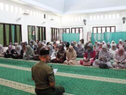 Sentuhan Sejuk dari Makodim Banyuwangi: Pengajian Persit Bulanan Teguhkan Spirit Kebersamaan
