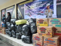 Polres Mojokerto Kota Salurkan Paket Bantuan untuk Korban Bencana Aceh Sumatera