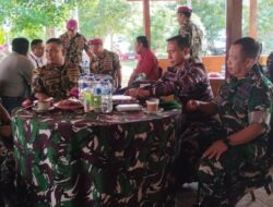 Kasdim 0825 Banyuwangi Menghadiri Prosesi Pisah Sambut Komandan Puslatpur Marinir-7 Lampon