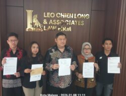 LEO & Associates Gelar Konferensi Pers: Oknum Notaris SE Dilaporkan ke Polres Malang karena Dugaan Pemalsuan Akta