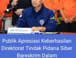 Publik Apresiasi Keberhasilan Direktorat Tindak Pidana Siber Bareskrim Dalam Mengungkap Kasus Judol