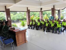 Babinsa Sembulung Laksanakan Komsos Bersama Linmas, Perkuat Sinergi Jaga Kamtibmas Desa