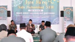 Perkuat Karakter Prajurit yang Prima, Kodim 0825/Banyuwangi Peringati Isra Mi’raj 1447 H