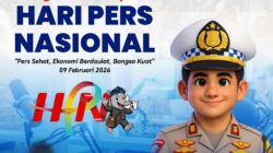 Kasatlantas Polresta Banyuwangi AKP I Gusti Bagus Krisna Fuady Beserta Jajaran Ucapkan Selamat Hari Pers Nasional 2026