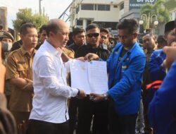 Humanis, Polres Probolinggo Beri Layanan Aksi Damai PC PMII