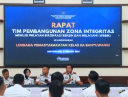 Lapas Banyuwangi Matangkan Strategi Menuju Predikat WBBM