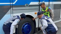 Operasi Keselamatan Semeru 2026 Polres Mojokerto Kota Pastikan Kelaikan Angkutan Umum