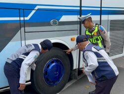 Operasi Keselamatan Semeru 2026 Polres Mojokerto Kota Pastikan Kelaikan Angkutan Umum