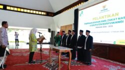 Lantik Pimpinan Baznas Banyuwangi, Bupati Ipuk Ajak ‘Tandang Bareng’ Entaskan Kemiskinan