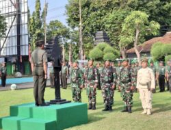 Upacara Tujuh Belasan Kodim 0825/Banyuwangi, Teguhkan Komitmen Prajurit dan ASN TNI AD