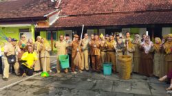 Dukung Gerakan Banyuwangi Asri, Warga SMPN 2 Rogojampi Sukseskan Empat Pilar Utama