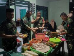 Koramil 0825/15 Wongsorejo Melaksanakan Buka Bersama di Makoramil