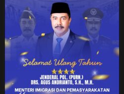 Ketum PWFRN Counter Polri, Agus Flores  Ucapkan HUT Pada Jendral Pol. (Purn) Agus Andrianto, Doakan Sukses Mengemban Amanah Negara