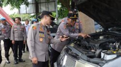 Sambut Operasi Ketupat Semeru 2026, Kapolresta Banyuwangi Cek Kesiapan Kendaraan Dinas