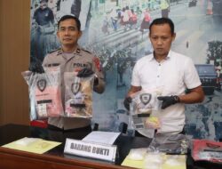 Polres Madiun Kota Ungkap Dua Kasus Narkoba, Ratusan Gram Narkotika Disita
