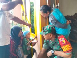 Babinsa Kebalenan Kawal Kegiatan Posyandu, Wujud Kepedulian Terhadap Kesehatan Masyarakat