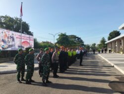 Koramil 0825-21 Kalipuro Ikut Apel Gelar Pasukan Operasi Angkutan Lebaran 2026