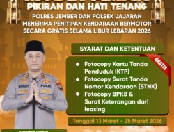 Mudik Lebaran 2026 Lebih Tenang, Polres Jember Sediakan Penitipan Kendaraan Gratis untuk Warga
