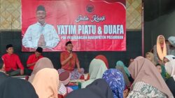 Ketua DPC PDIP Kabupaten Pasuruan Santuni Anak Yatim dan Dhuafa