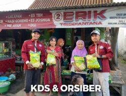 Klinik dr. Didik Sulasmono Rogojampi dan Pemuda ORSIBER Bagikan 200 Paket Sembako untuk Warga Dhuafa