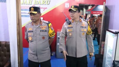 Kapolda Jatim Tinjau Kesiapan Posyan Terpadu Alun – alun Kota dan Pospam Kenanten Mojokerto