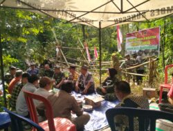 TNI Perkuat Kehadiran di Pelosok: Letkol Tryadi Pimpin Tasyakuran Pembangunan Jembatan Garuda Tahap III