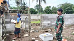 Babinsa Labanasem Serma Yudi Krisdianto Kawal Percepatan Pembangunan KDKMP