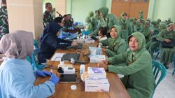 Donor Darah Serentak Dalam Rangka Apel Bersama Wanita TNI Dan HUT Ke-62 Dharma Pertiwi Tahun 2026