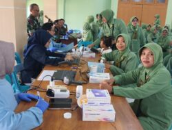 Donor Darah Serentak Dalam Rangka Apel Bersama Wanita TNI Dan HUT Ke-62 Dharma Pertiwi Tahun 2026