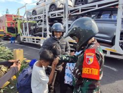 Dandim 0825/Banyuwangi Terjun Langsung Laksanakan Patroli, Urai Kemacetan di Jalur Strategis Ketapang
