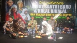 Danramil 0825/09 Tegaldlimo Bersama Pengasuh Pondok Pesantren Mansya’ul Huda Giat Komsos Dengan Perguruan Silat Pagar Nusa